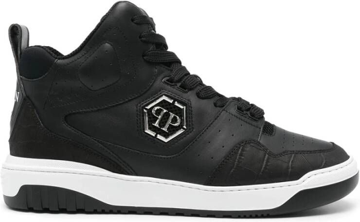 Philipp Plein Stijlvolle Sneakers voor Mannen Black Heren