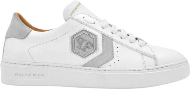 Philipp Plein Arrow Force Sneakers Plain Lace Closure White Heren