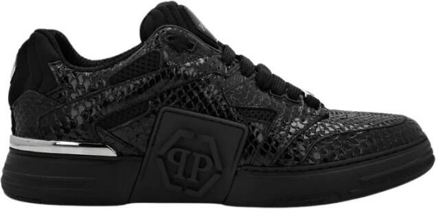 Philipp Plein Stijlvolle Sneakers voor Modieuze Liefhebbers Black Heren