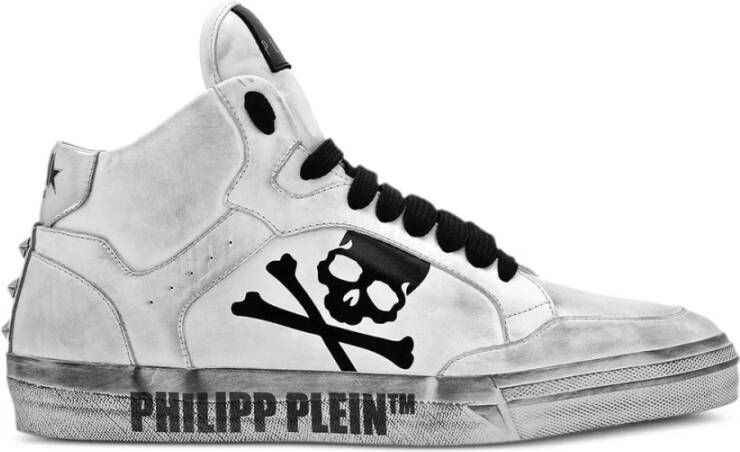 Philipp Plein Stijlvolle Sneakers voor Modieuze Liefhebbers White Heren