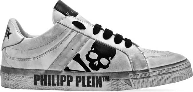 Philipp Plein Stijlvolle Sneakers voor Trendy Look Gray Heren