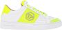 Philipp Plein Wit-gele Lo-Top PP Kicks sneakers White Dames - Thumbnail 1