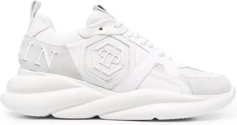 Philipp Plein Witte Casual Sneakers Hurricane White Dames