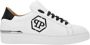 Philipp Plein Witte Leren Hexagon Lo-Top Sneakers White Heren - Thumbnail 1