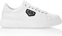 Philipp Plein Witte Leren Lage Sneakers White Heren - Thumbnail 1