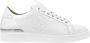 Philipp Plein Witte leren sneaker met hexagon print White Heren - Thumbnail 1