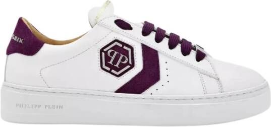 Philipp Plein Witte Lo-Top Arrow Force Sneakers White Dames