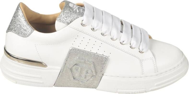 Philipp Plein Witte Sneakers Klassiek Model Wit Dames