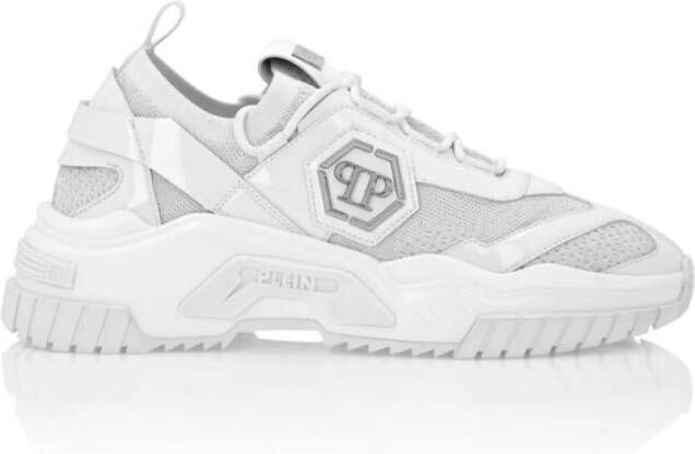 Philipp Plein Witte Sneakers met Predator Vernice White Dames