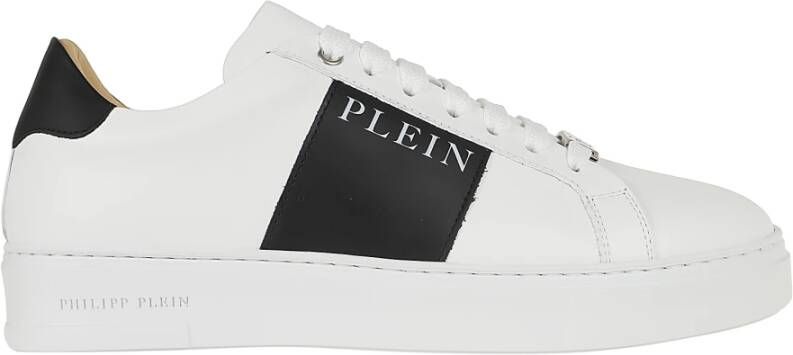 Philipp Plein Witte Sneakers Upgrade Stijl Luxe Comfort White Heren