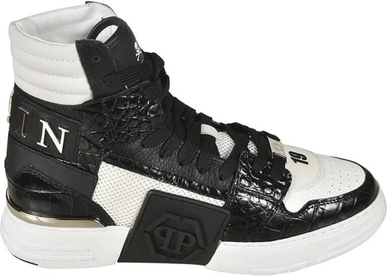 Philipp Plein Witte Sneakers voor Mannen White Heren