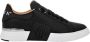 Philipp Plein Zwarte Nappa Sneakers met Hexagon Patch Black Heren - Thumbnail 1