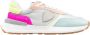 Philippe Model Antibes Low Sneakers Zilver Multicolor Dames - Thumbnail 1