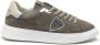 Philippe Model Antraciet Temple Low Sneakers Gray Heren - Thumbnail 1