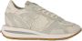 Philippe Model Beige Denim Sneaker met Metalen Details Beige Dames - Thumbnail 1