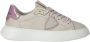 Philippe Model Beige en Roze High Fashion Sneakers Beige Heren - Thumbnail 1