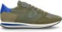 Philippe Model Blauw Groen Nylon Leren Sneakers voor Heren Green Heren - Thumbnail 5