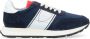 Philippe Model Blauw Wit Lage Top Sneakers Blue Heren - Thumbnail 1