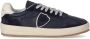 Philippe Model Blauwe Leren Sneakers met Zilveren Logo Blue Heren - Thumbnail 31