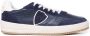 Philippe Model Blauwe Leren Sneakers met Zilveren Logo Blue Heren - Thumbnail 22