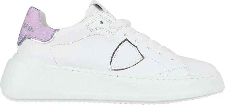 Philippe Model Blauwe Sneakers Tres Temple Vintage Stijl White Dames