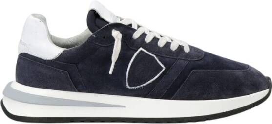 Philippe Model Tropez 2.1 Low Man Synthetische Schoenen Blauw Heren