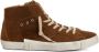 Philippe Model Bruin Leren Sneaker Platte Schoenen Brown Heren - Thumbnail 1