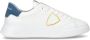 Philippe Model Witte lage sneakers met bovenwerk van kalfsleer White Heren - Thumbnail 1