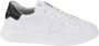 Philippe Model Chunky Leren Sneakers Zwart Wit White Heren - Thumbnail 1