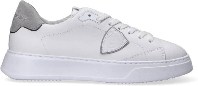 Philippe Model Contrast Suède Sneakers White Heren