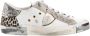 Philippe Model Dierenprint Kristal Leren Sneakers White Dames - Thumbnail 1