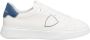 Philippe Model Eenvoudige Temple Sneakers met Vetersluiting White Heren - Thumbnail 5