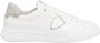 Philippe Model Eenvoudige Temple Sneakers met Vetersluiting White Heren - Thumbnail 7