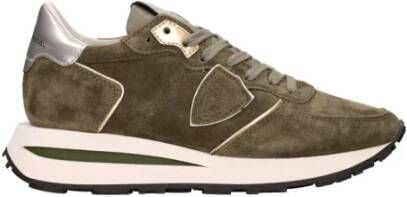 Philippe Model Vintage-geïnspireerde Tropez Haute sneakers Green Dames