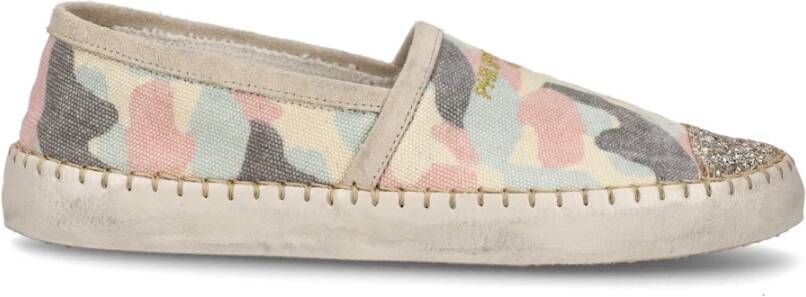 Philippe Model Marseille Camouflage Zomerschoenen Beige Dames