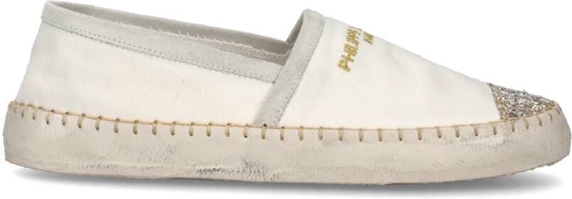 Philippe Model Marseille Canvas Espadrilles White Dames