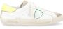 Philippe Model Fluorescerende gele leren sneaker Paris X White Heren - Thumbnail 1