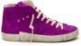 Philippe Model Fuchsia High Top Sneakers Purple Dames - Thumbnail 1