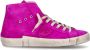 Philippe Model Fuchsia Suède Hoge Sneakers Pink Dames - Thumbnail 1