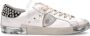 Philippe Model Straat Stijl Leren Sneakers met Metalen Accenten White - Thumbnail 5