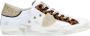 Philippe Model Low Sneakers with Animalier and Glitter Detail - Thumbnail 1