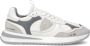 Philippe Model Lage Witte Grijze Sneaker Geborduurd Mesh White Heren - Thumbnail 1