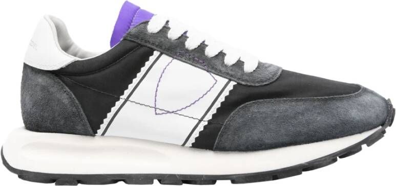 Philippe Model Grijze Sneakers Vintage Hardloopstijl Gray Dames