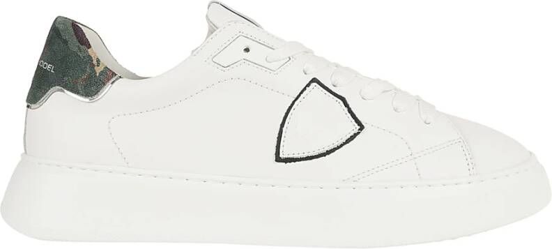 Philippe Model Groene Sneakers Aw24 White Heren