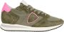 Philippe Model Groene Sneakers voor Vrouwen Aw24 Green Dames - Thumbnail 1