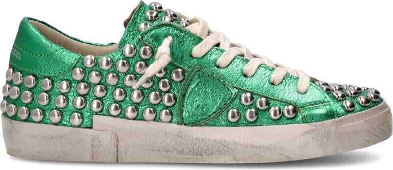 Philippe Model Groene Tennis Sneakers Vrouwen Green Dames