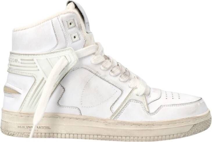 Philippe Model La Grande High Basketbalschoen White Dames