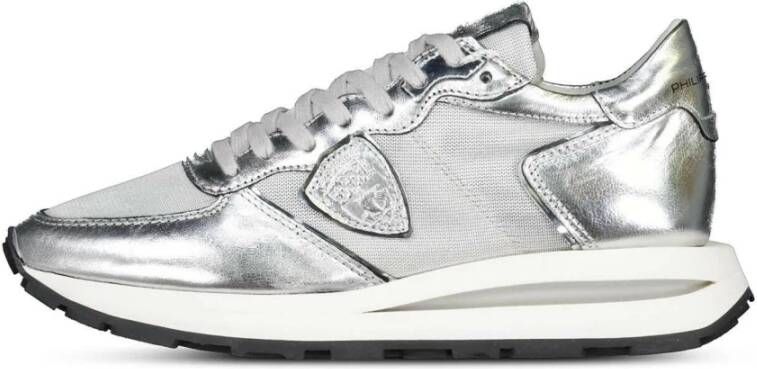 Philippe Model Hoge Lage Sneaker Tropez Stijl Comfortabel Sportief Gray Heren