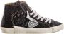 Philippe Model Hoge textiel- en leren sneakers Black Dames - Thumbnail 1