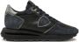 Philippe Model Hoge Top Tropez Sneakers van Leer en Suède Black Dames - Thumbnail 1